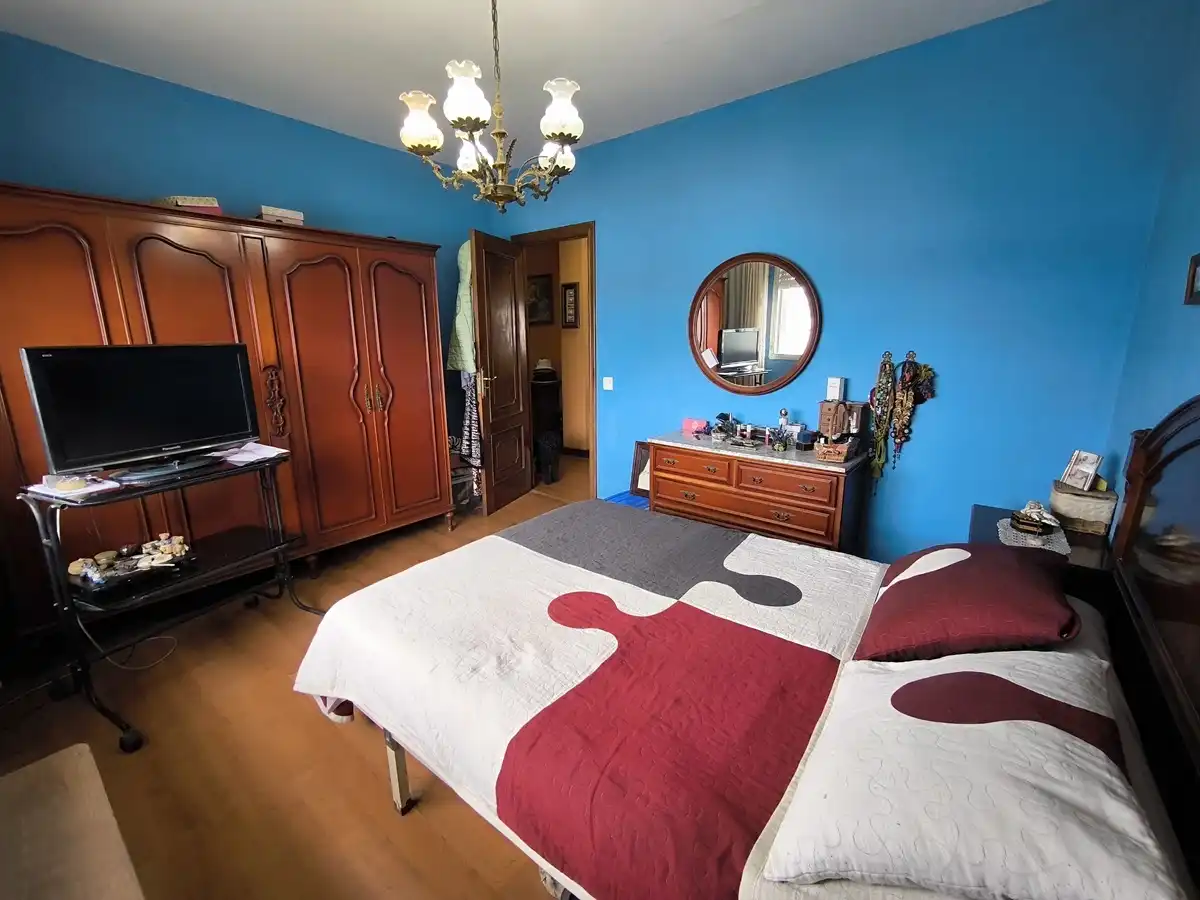Schlafzimmer von Wohnung zum Verkauf in Vilagarcía de Arousa mit Heizung, Parkett und Abstellraum