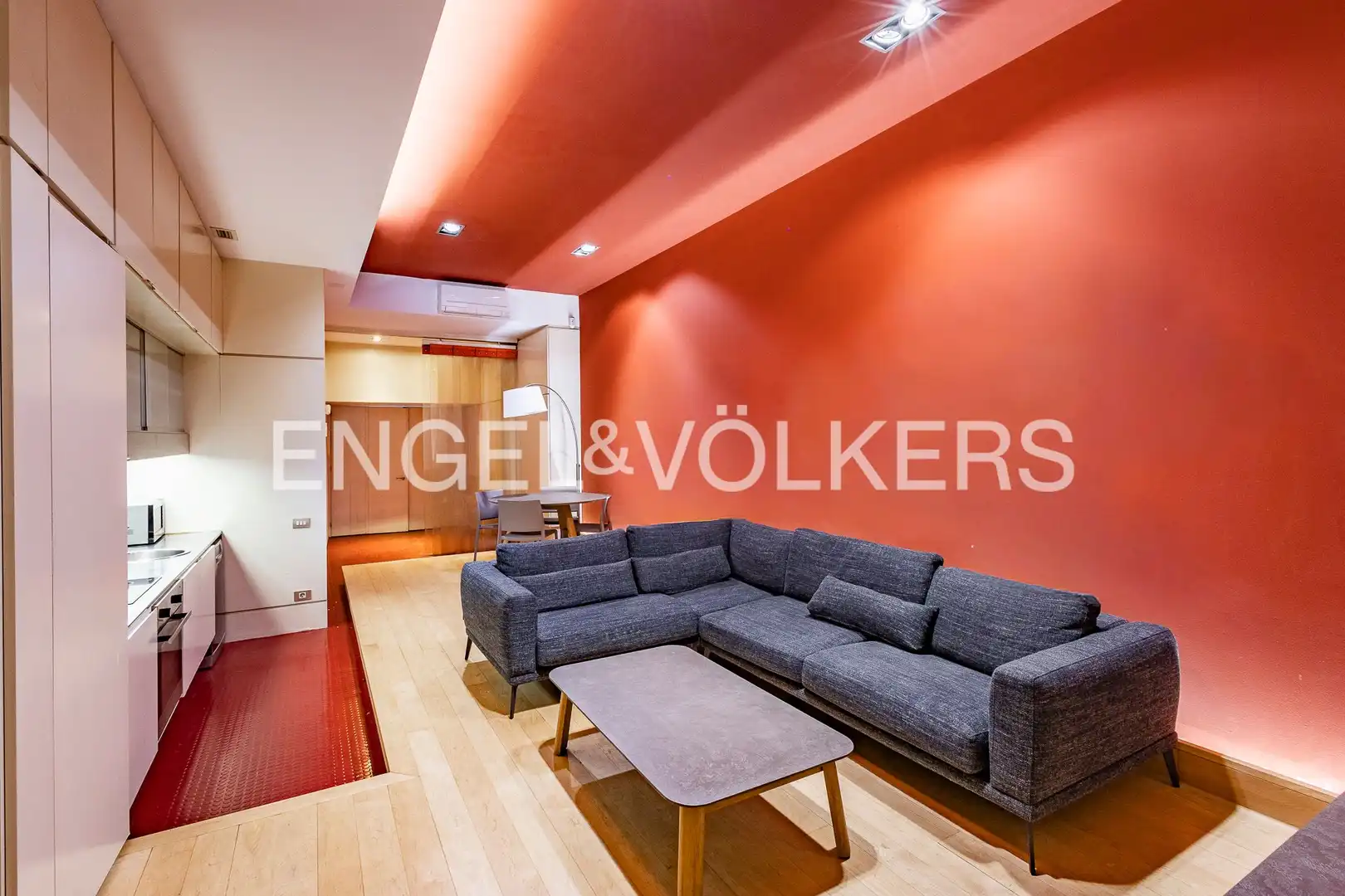 Sala d'estar de Planta baixa de lloguer en Barcelona amb Aire condicionat, Calefacció i Parquet
