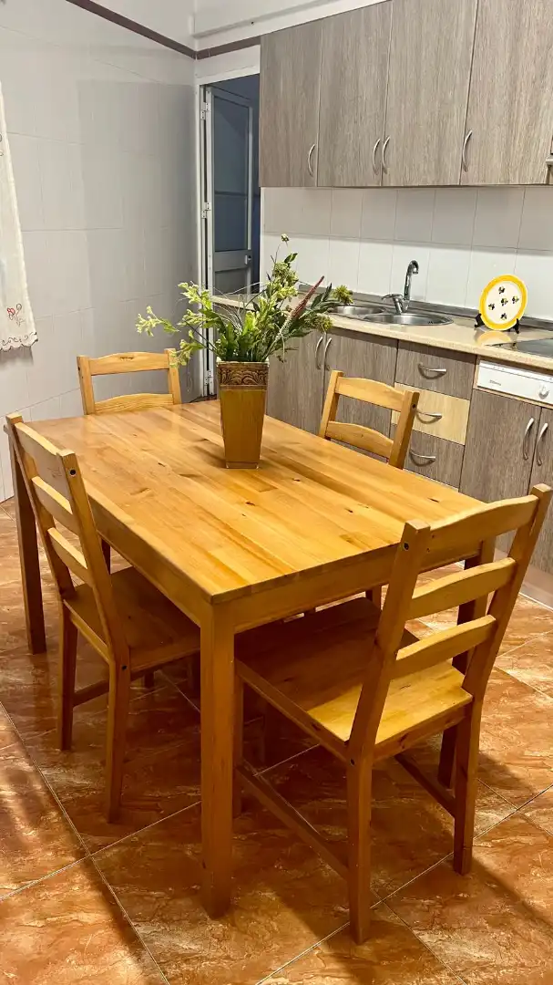 Comedor de Piso de alquiler en Cártama con Terraza, Amueblado y Horno