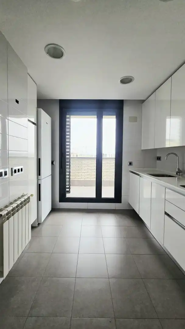 Cuina de Àtic de lloguer en Madrid amb Aire condicionat, Calefacció i Terrassa