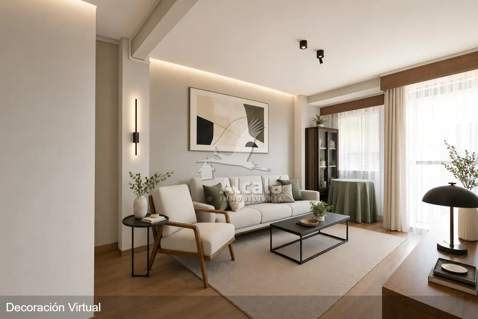 Sala de estar de Piso en venta en Alcalá de Henares con Calefacción y Terraza