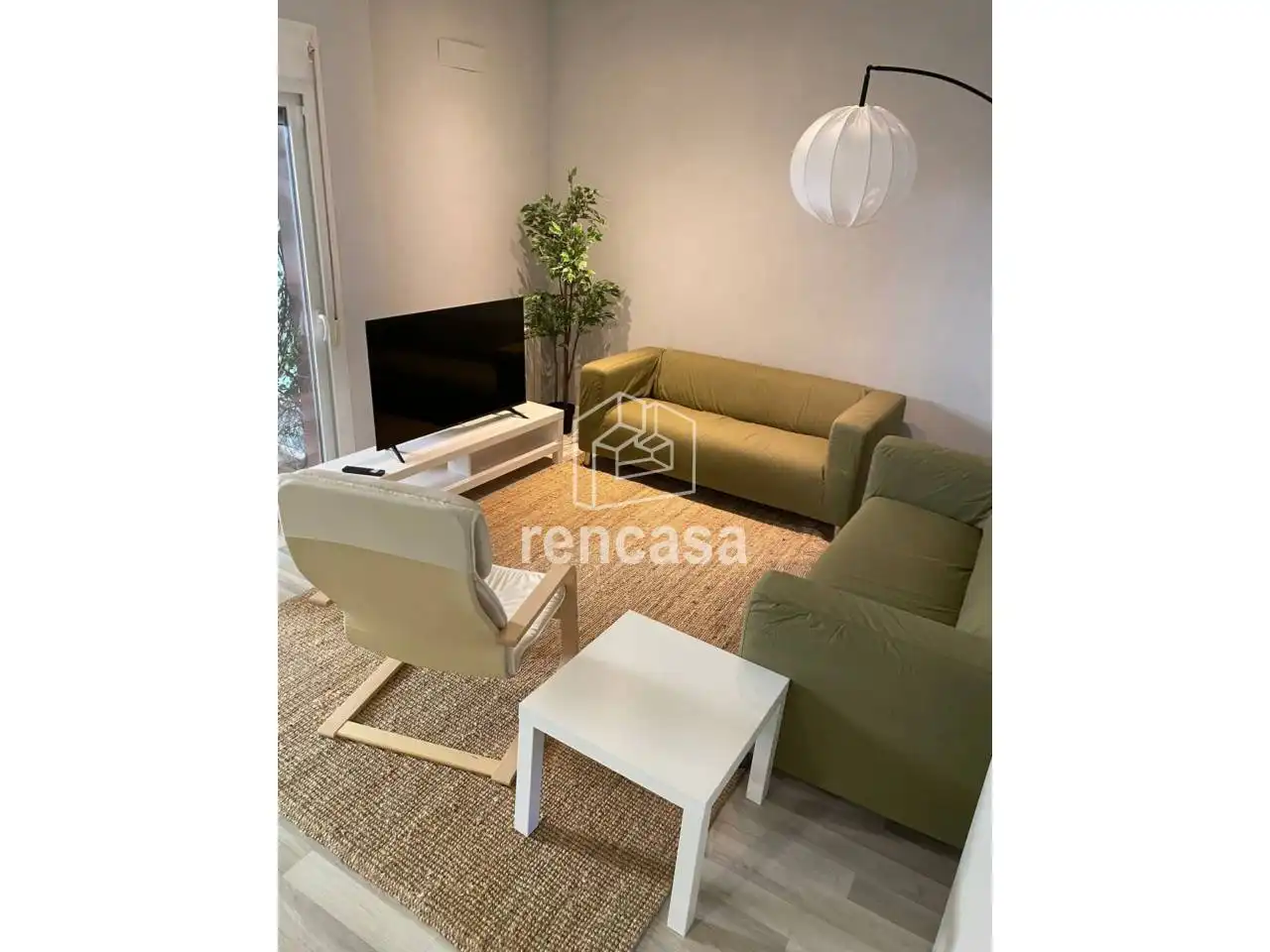 Living room of Houses for rent in Lleida  with Heating, Private garden and Parquet flooring