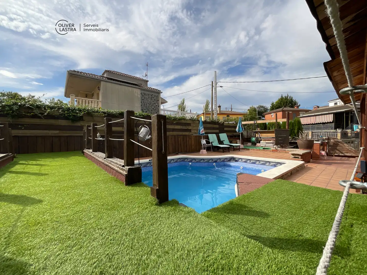 Piscina de Casa o chalet en venta en Castellbisbal con Aire acondicionado, Jardín privado y Terraza