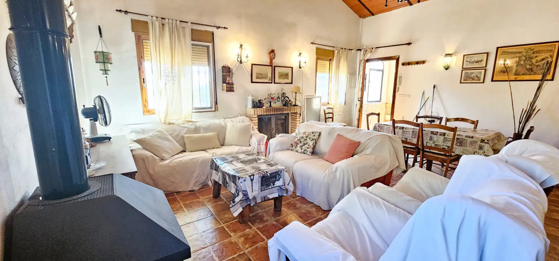 Sala d'estar de Casa o xalet en venda en Aledo amb Jardí privat, Terrassa i Traster