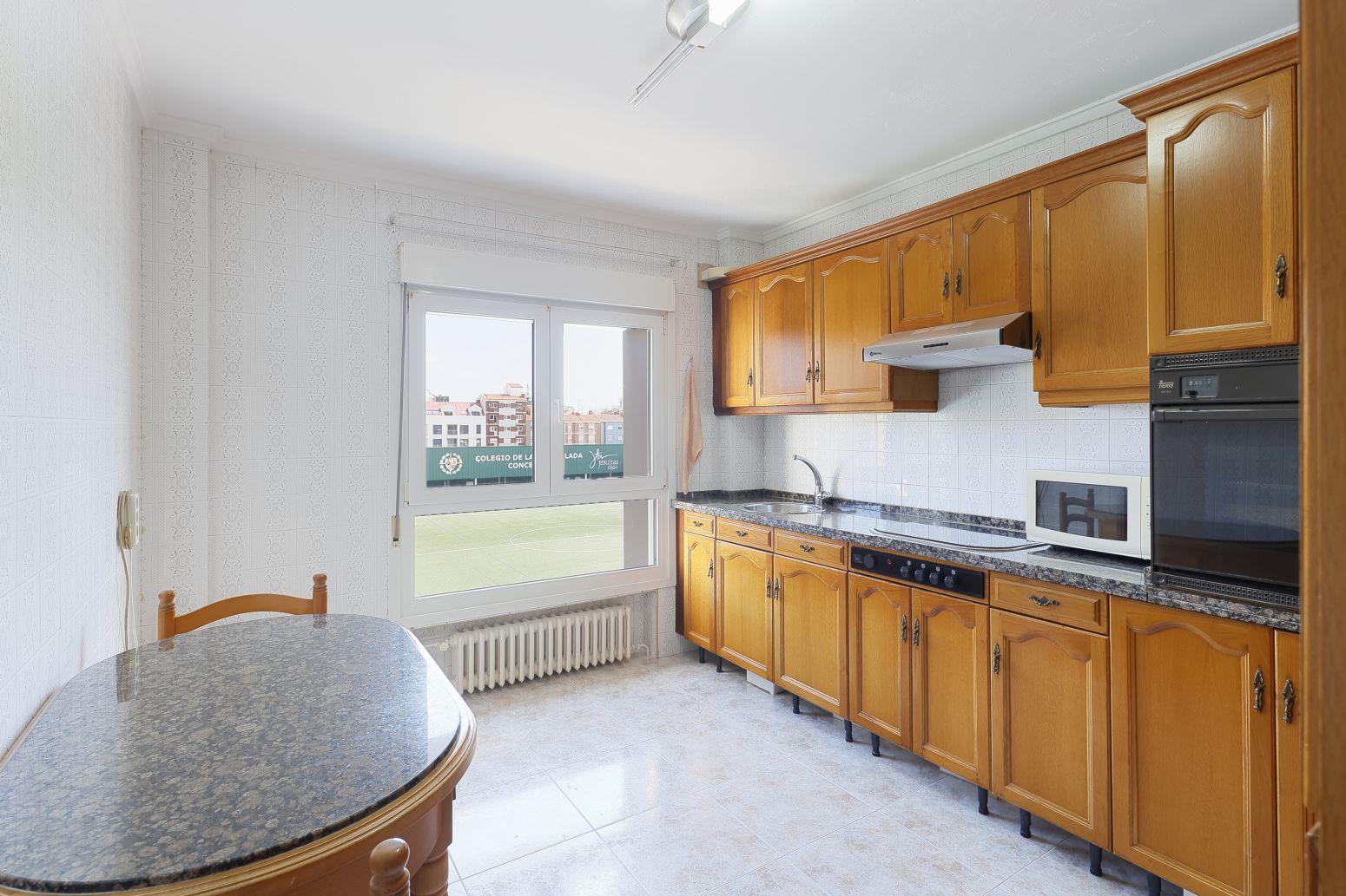 Kitchen of Flat for sale in Gijón   with Heating and Parquet flooring