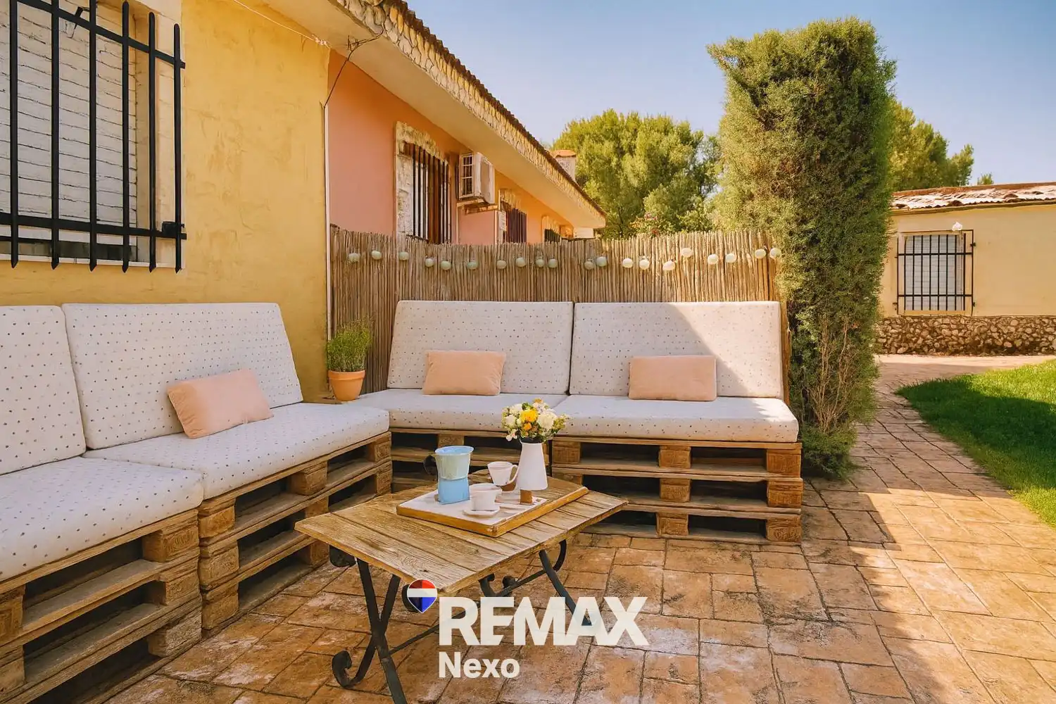 Terraza de Casa o chalet en venta en Santibáñez de Valcorba con Calefacción, Jardín privado y Terraza