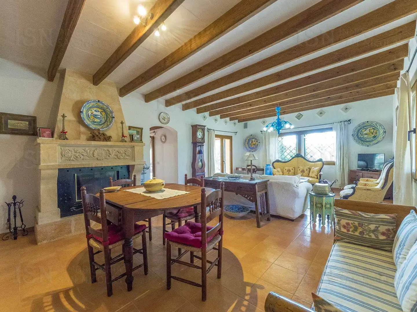 Comedor de Casa o chalet en venta en Llucmajor con Aire acondicionado, Calefacción y Terraza