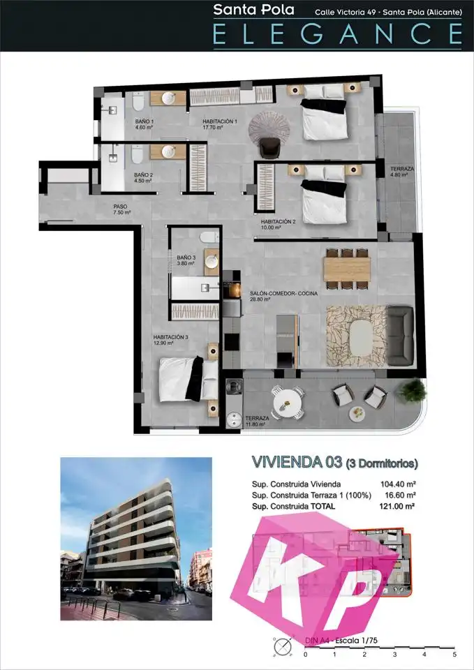 Appartamento con ascensore in vendita a De La Victoria, imagen 17