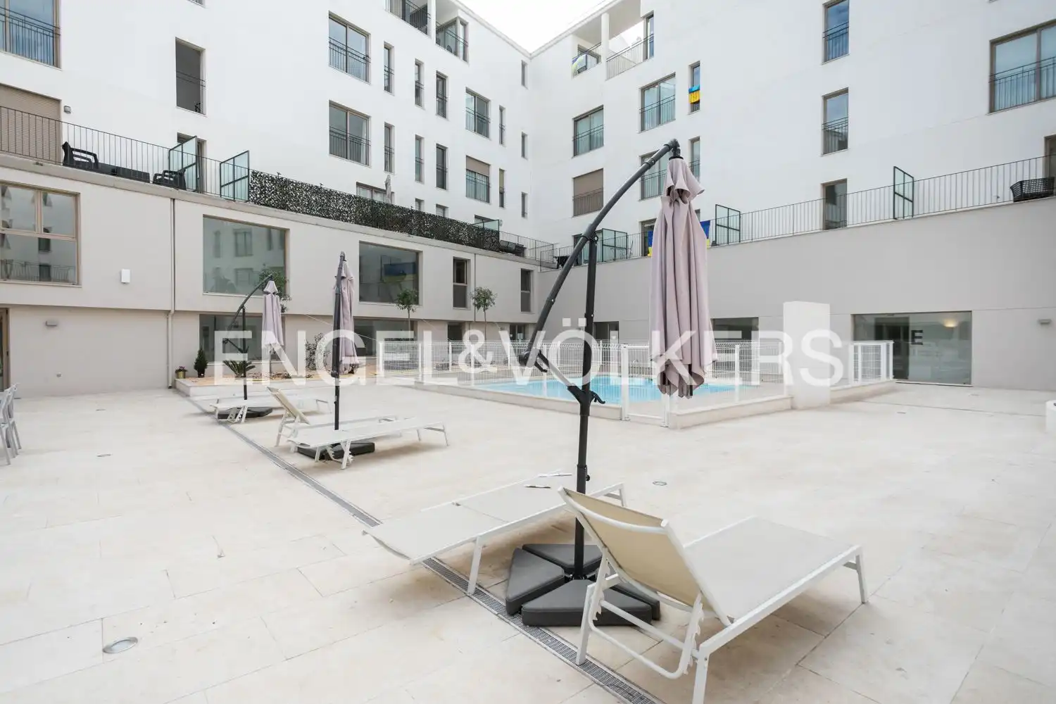 Terraza de Piso de alquiler en Valencia con Aire acondicionado, Calefacción y Jardín privado