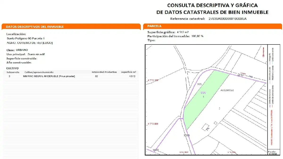 Residential for sale in AS LOMBAS (BONXE) POL. 90 PAR. 1, -1, Outeiro de Rei
