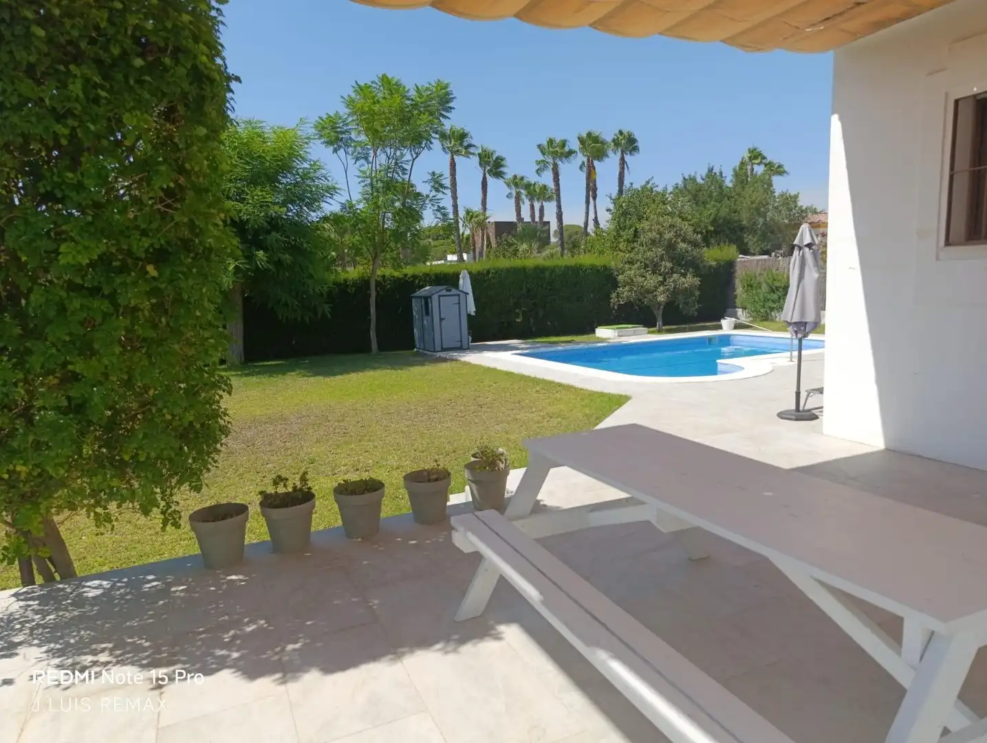 Jardín de Casa o chalet en venta en Hinojos con Aire acondicionado, Piscina y Amueblado