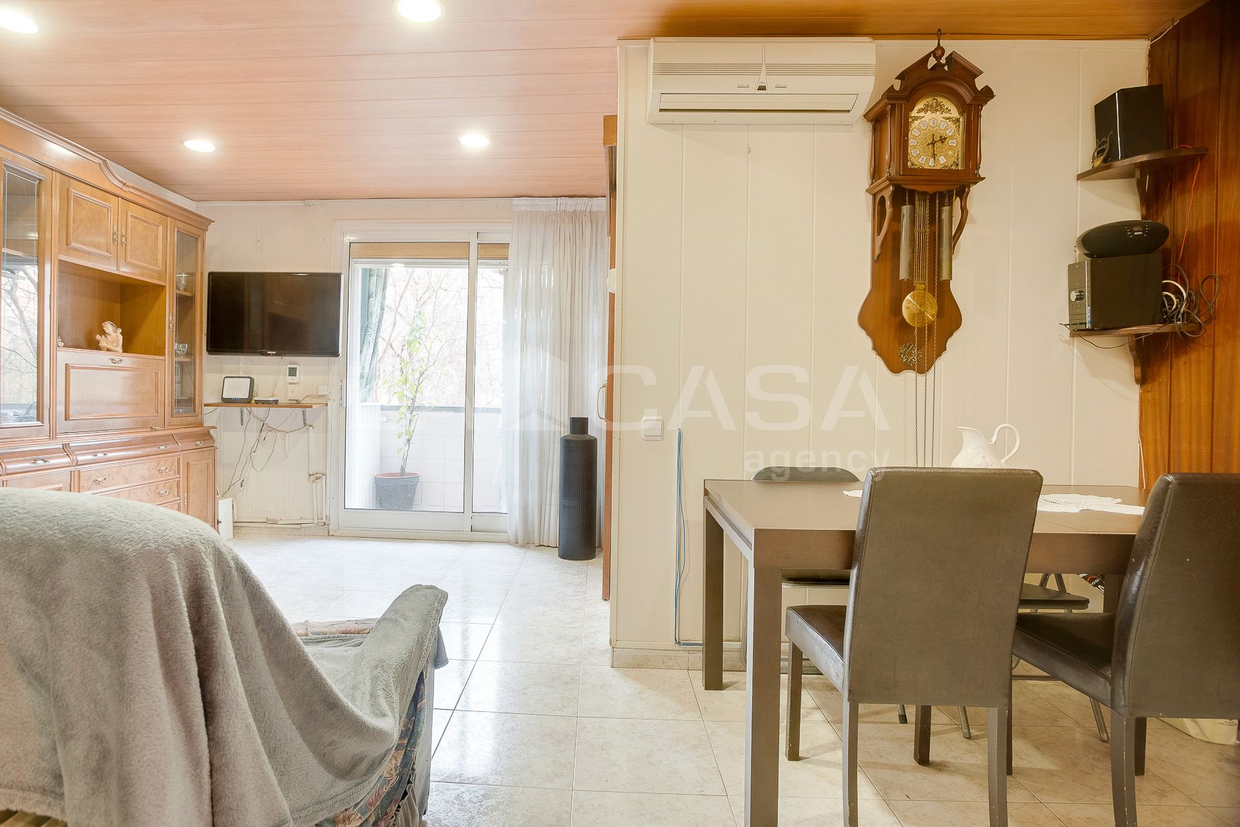 Sala de estar de Piso en venta en  Barcelona Capital con Calefacción y Balcón