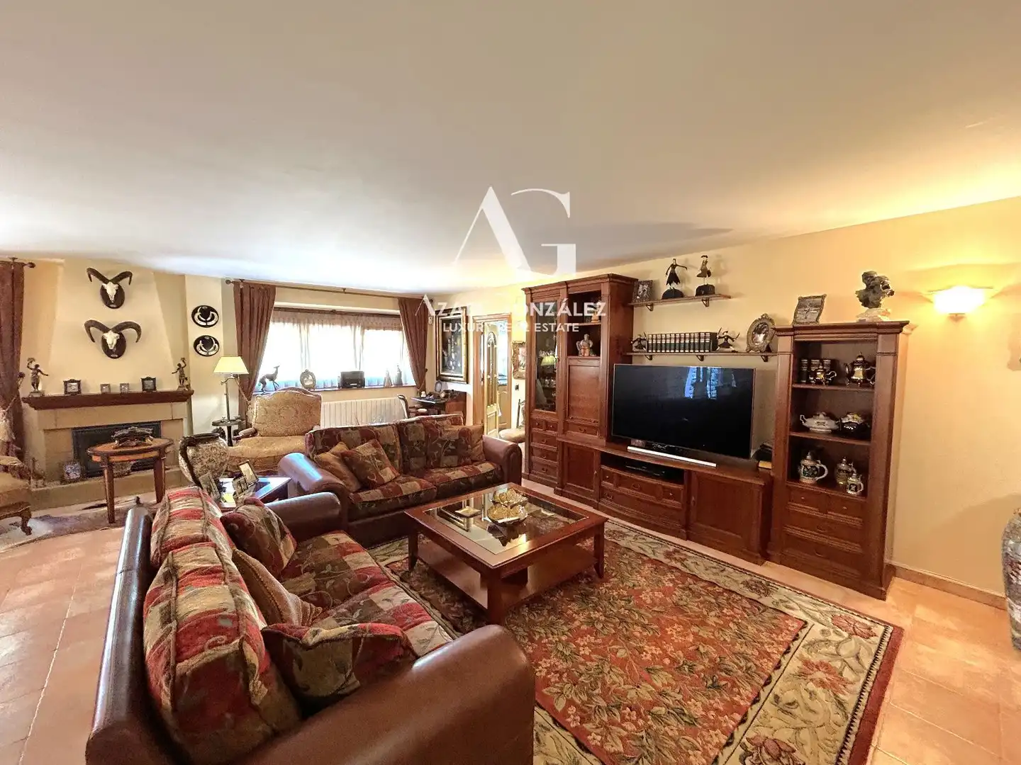 Sala de estar de Casa o chalet en venta en Ruente con Calefacción, Jardín privado y Terraza