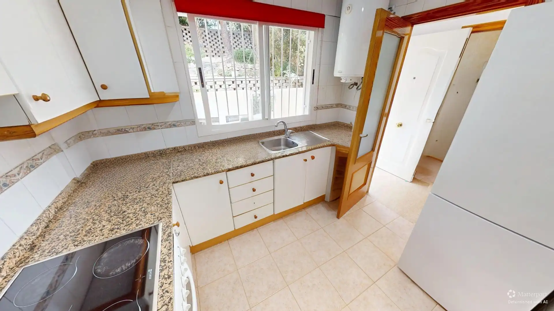 Küche von Einfamilien-Reihenhaus zum Verkauf in El Campello mit Klimaanlage, Privatgarten und Terrasse