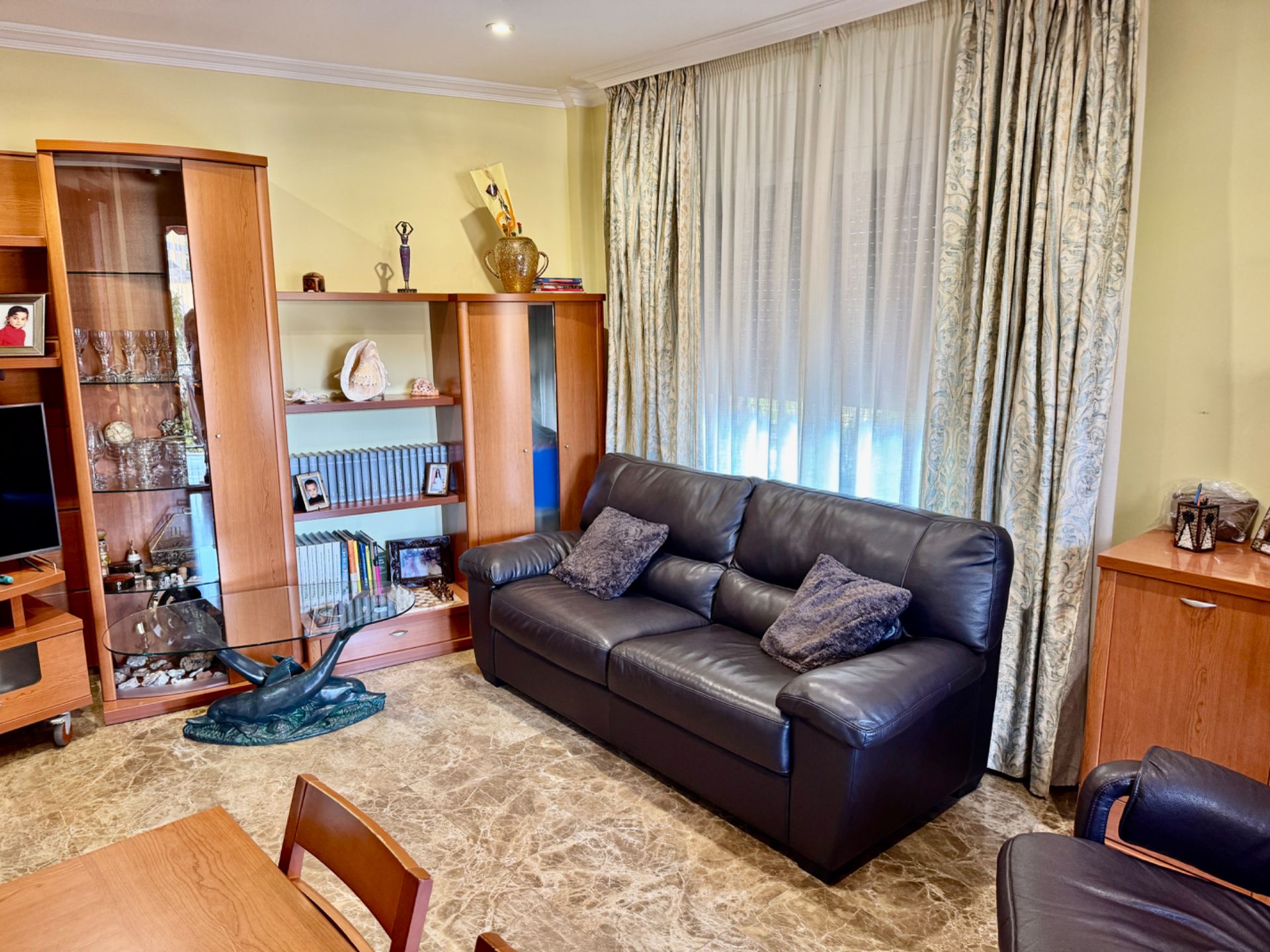 Living room of Flat for sale in  Tarragona Capital  with Heating, Furnished and Oven