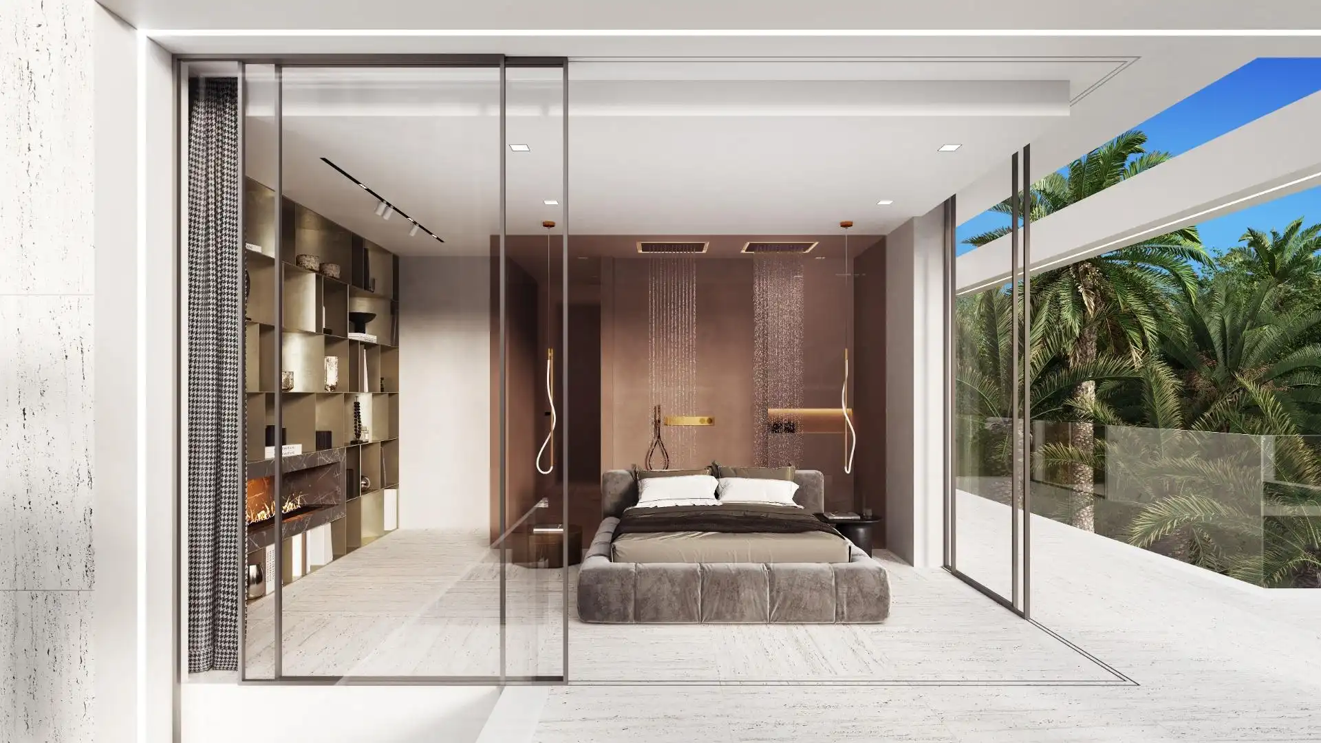 Bedroom of Houses for sale in Guía de Isora  with Air Conditioner, Heating and Private garden