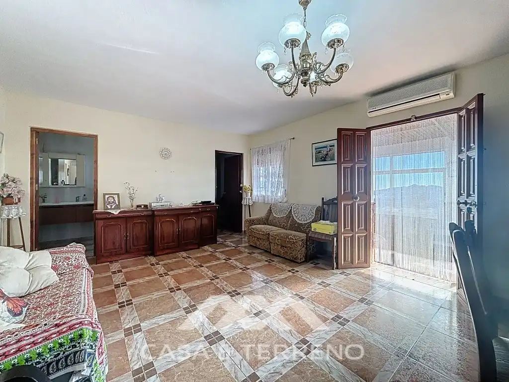 Sala de estar de Casa o chalet en venta en Macharaviaya con Aire acondicionado, Jardín privado y Terraza