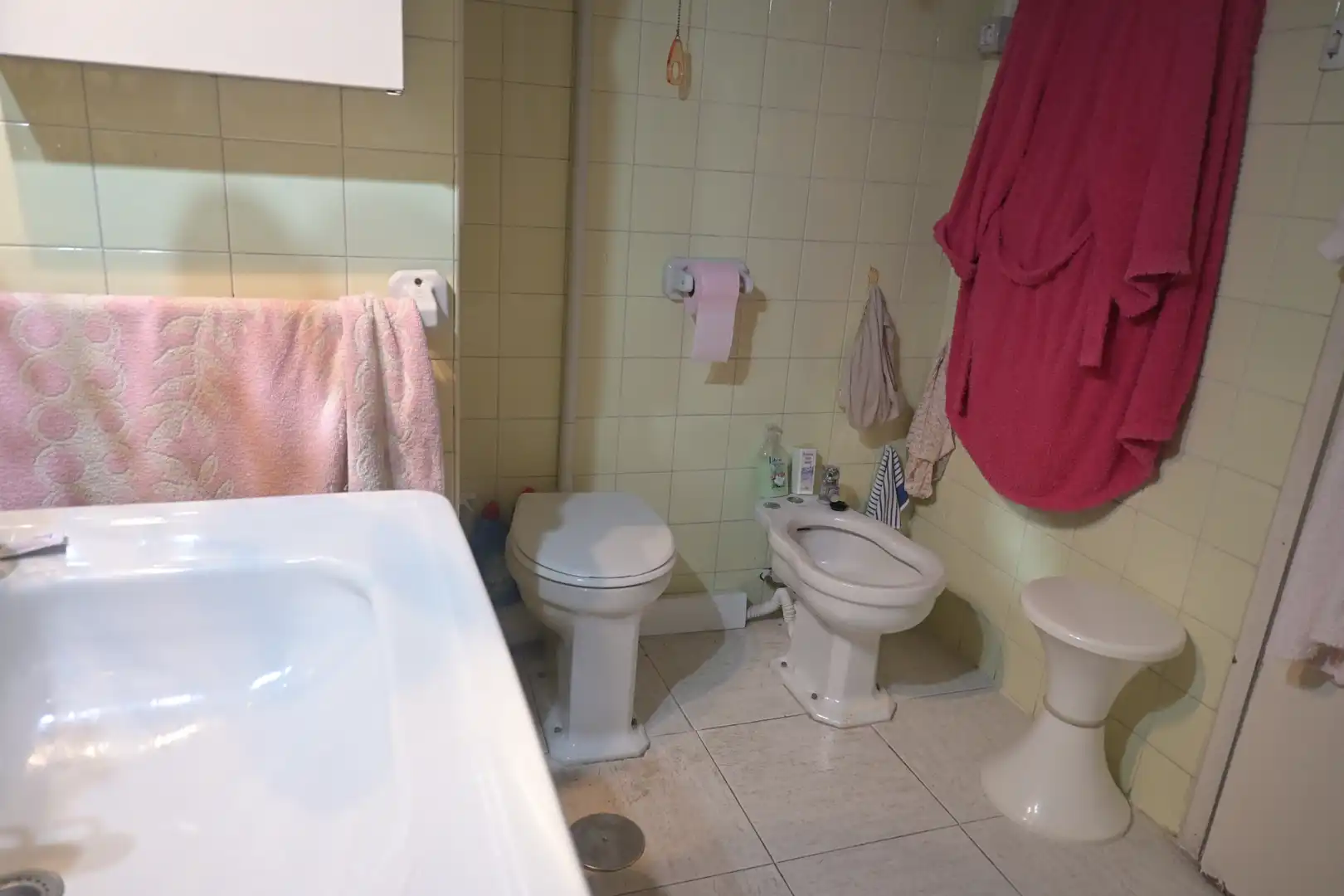 Badezimmer von Wohnung zum Verkauf in Castellón de la Plana / Castelló de la Plana mit Klimaanlage und Balkon