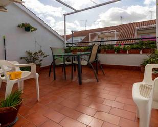 Terrace of Single-family semi-detached for sale in Badajoz Capital  with Air Conditioner, Heating and Terrace