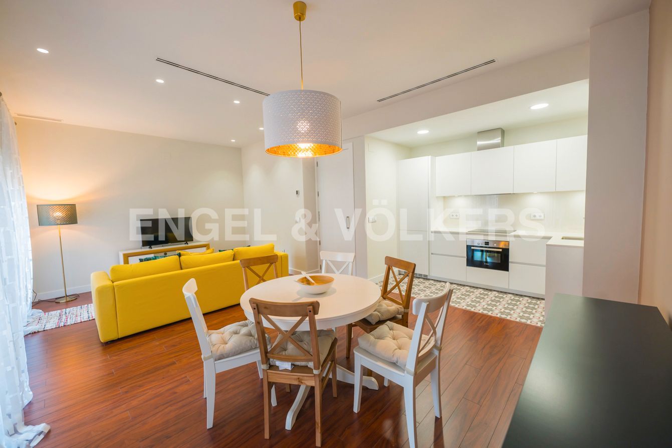 Kitchen of Flat to rent in Alicante / Alacant  with Air Conditioner and Balcony