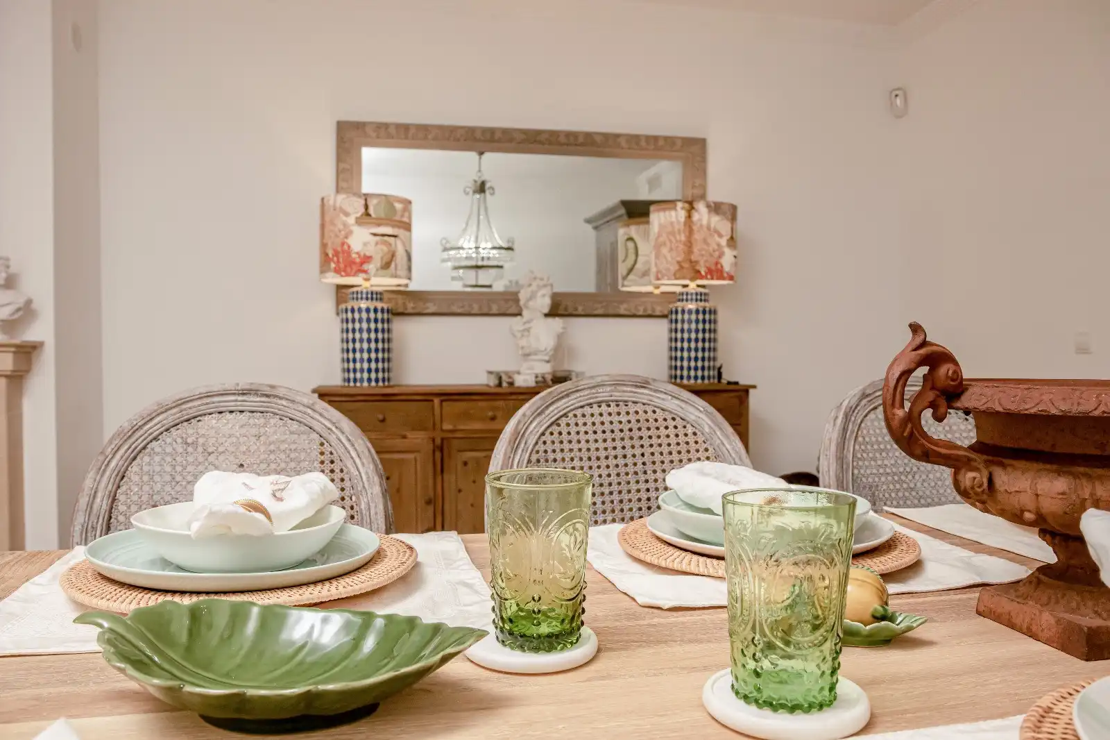 Dining room of Detached homes for rent in Marbella  with Air Conditioner, Terrace and Storage room