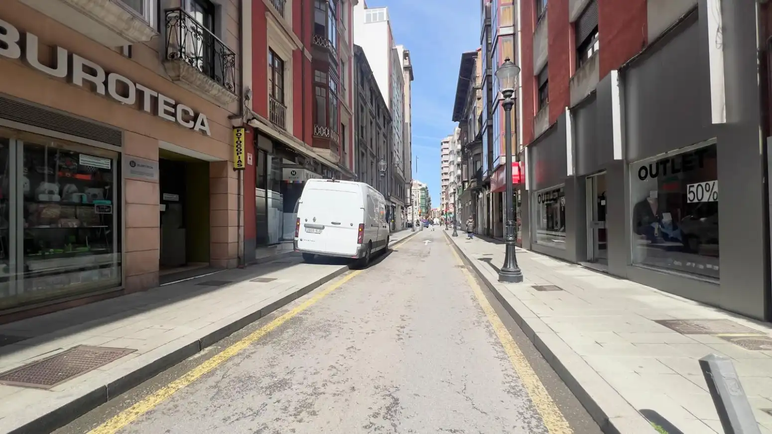 Exterior view of Flat for rent in Gijón   with Heating, Parquet flooring and Furnished