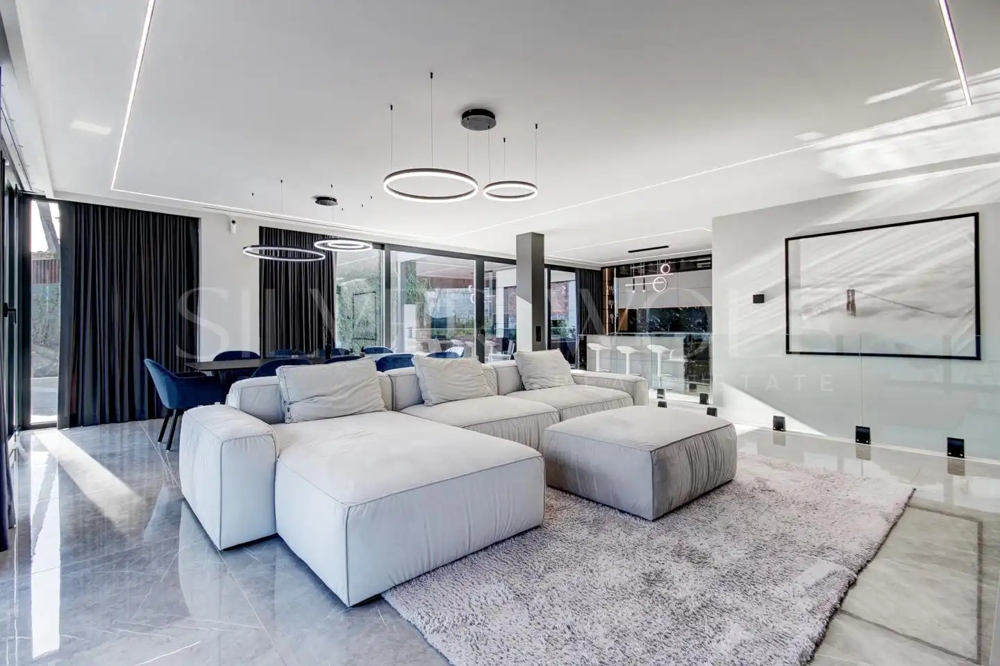 Living room of Houses for sale in Castelldefels  with Air Conditioner, Heating and Private garden