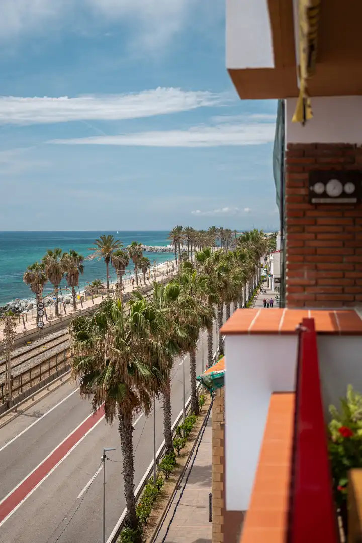 Wohnung zur Miete in Vilassar de Mar mit Klimaanlage, Terrasse und Möbliert