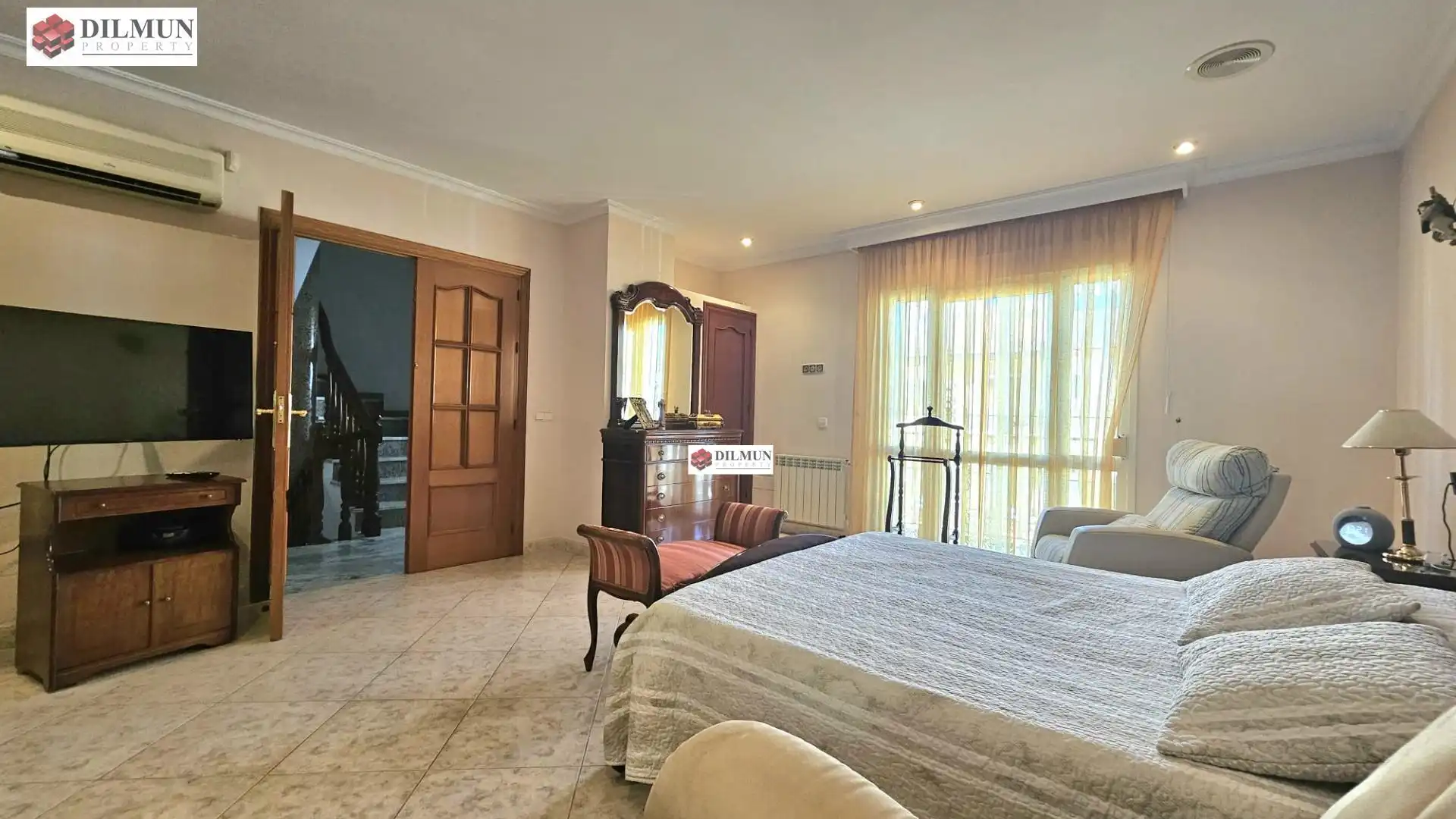Bedroom of Houses for sale in Mijas  with Air Conditioner, Heating and Terrace
