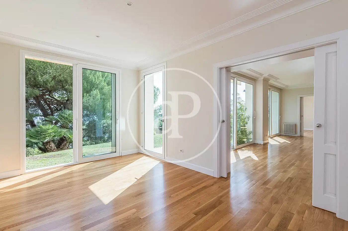 Living room of Houses for rent in Barcelona  with Air Conditioner, Heating and Private garden