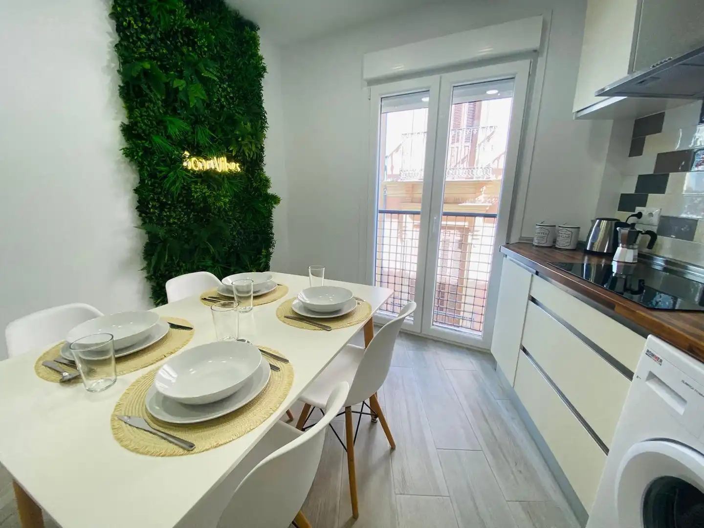 Comedor de Piso de alquiler en Málaga con Aire acondicionado, Calefacción y Amueblado