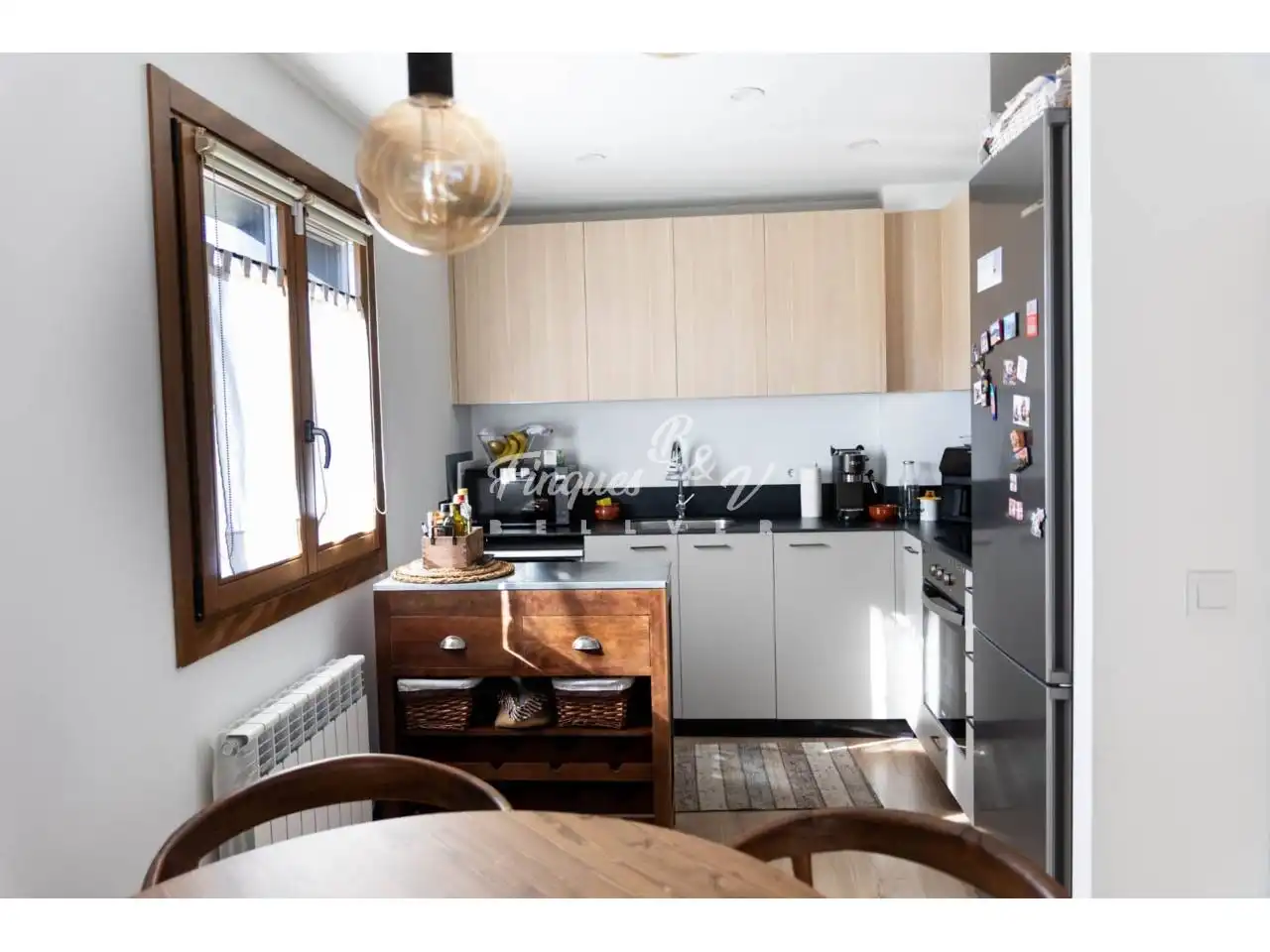 Cocina de Apartamento en venta en Bellver de Cerdanya con Aire acondicionado, Calefacción y Parquet