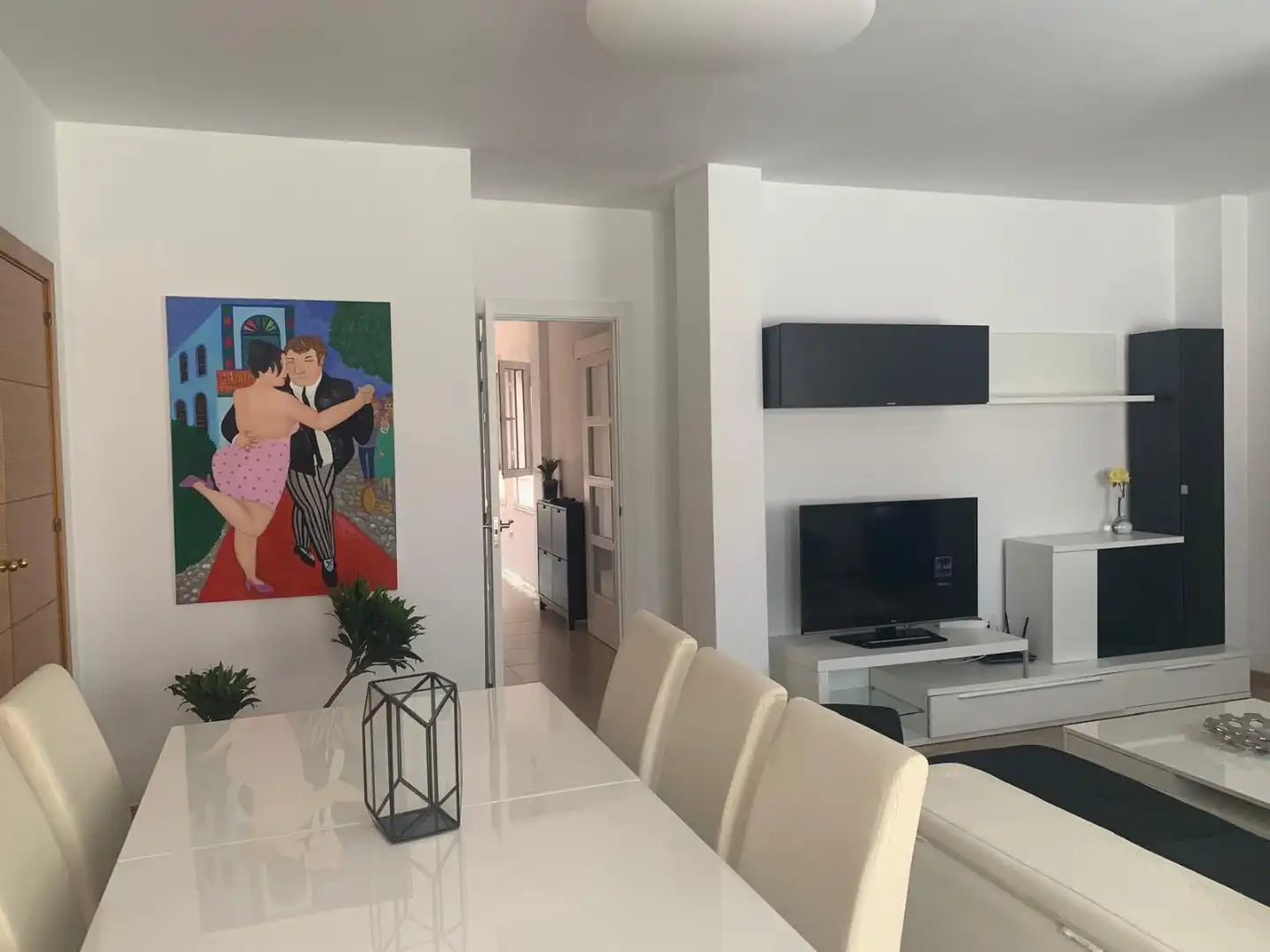 Esszimmer von Wohnung zur Miete in Málaga Capital mit Klimaanlage und Balkon