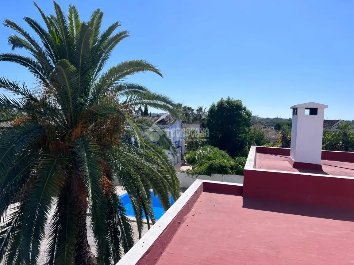 Exterior view of Houses for sale in Aljaraque  with Air Conditioner, Heating and Private garden