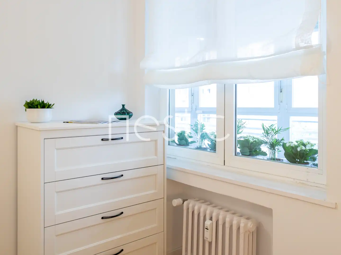 Schlafzimmer von Wohnungen zur Miete in Madrid mit Klimaanlage, Heizung und Möbliert