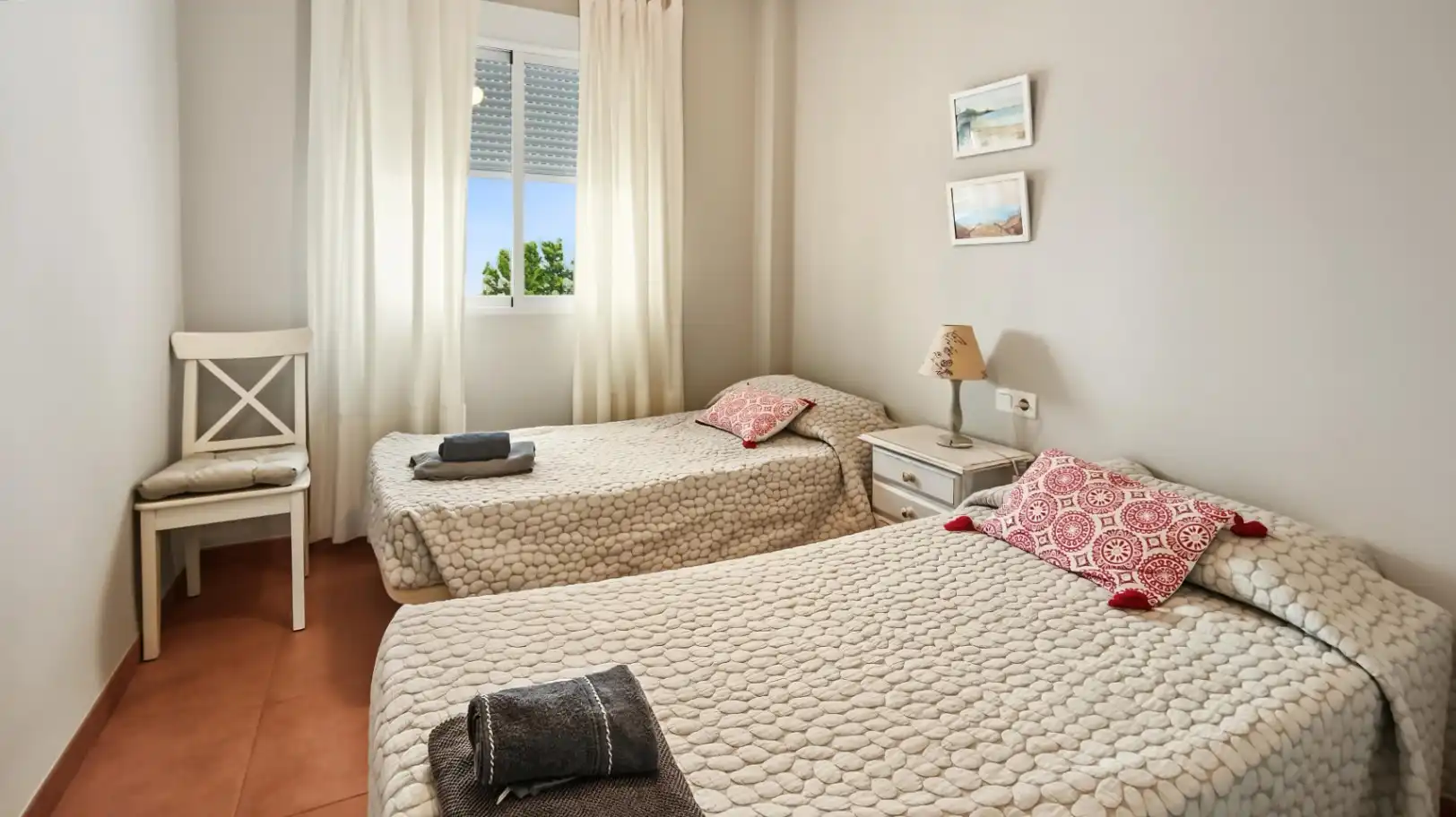 Habitación de Apartamento en venta en Dénia con Aire acondicionado, Calefacción y Jardín privado
