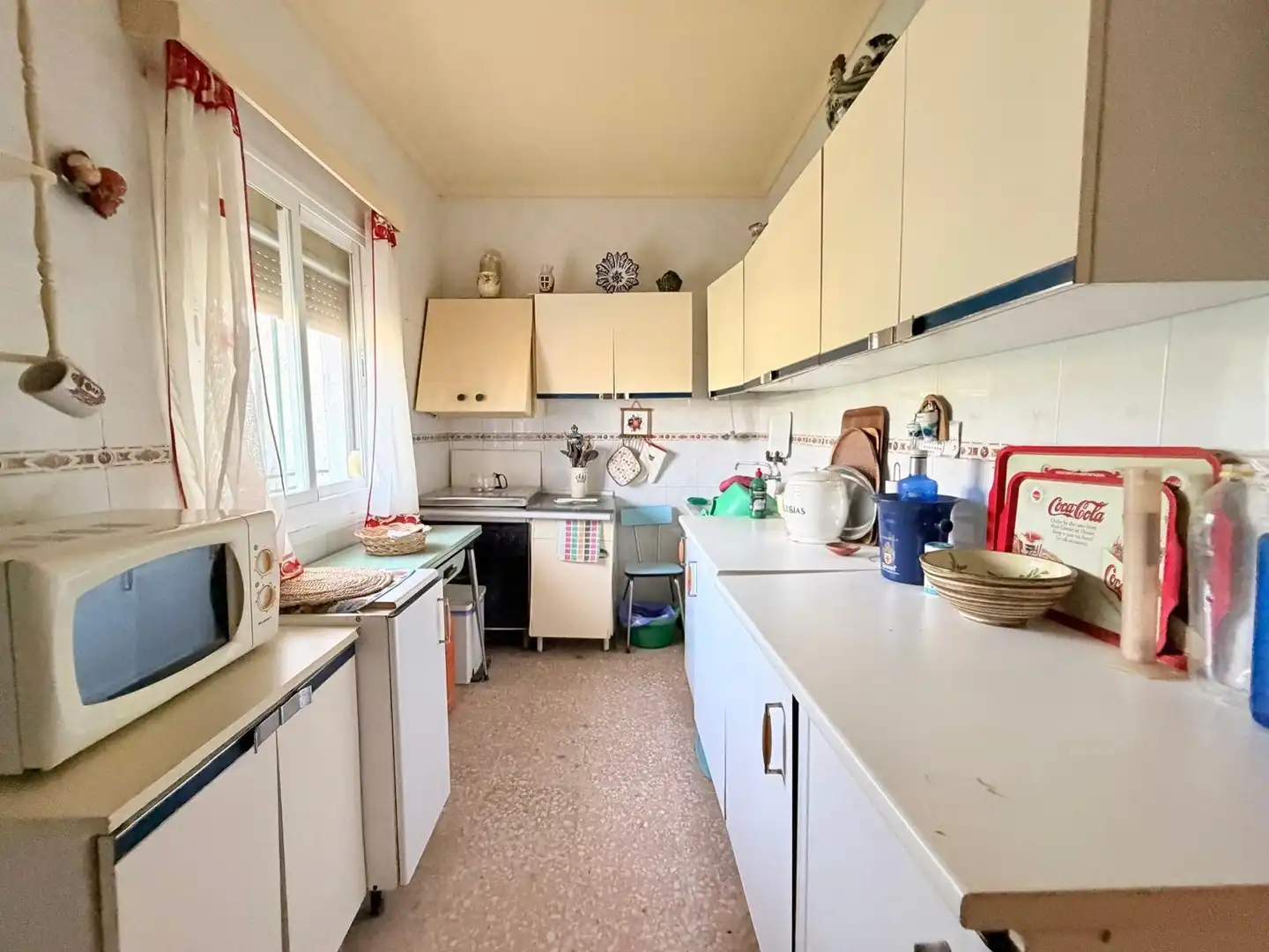Cocina de Casa o chalet en venta en Valverde de Mérida con Jardín privado, Terraza y Trastero