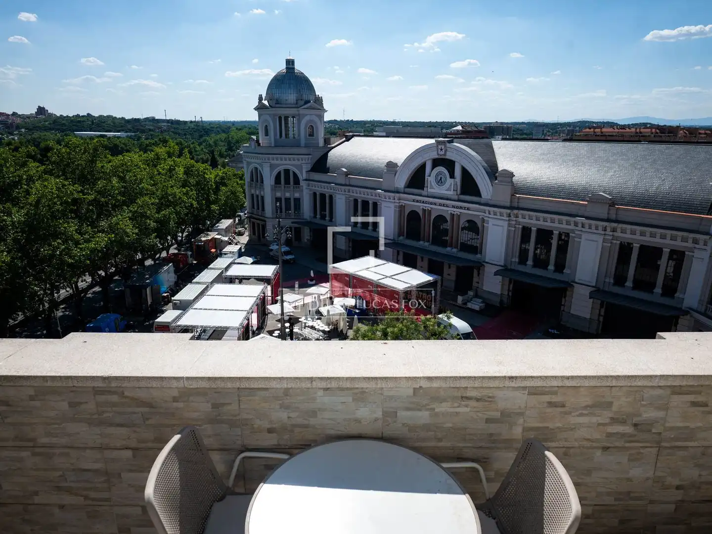 Terrasse von Dachboden zur Miete in Madrid mit Klimaanlage, Heizung und Terrasse