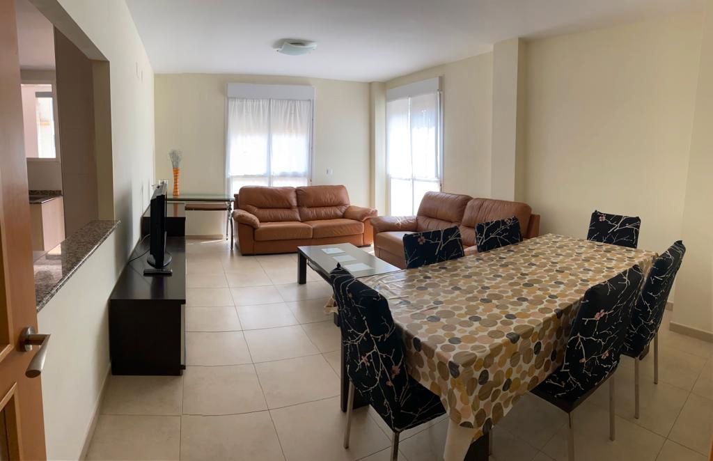 Sala de estar de Piso de alquiler en Castellón de la Plana / Castelló de la Plana con Aire acondicionado, Amueblado y Horno