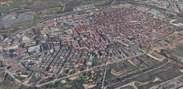 Vista exterior de Piso en venta en El Prat de Llobregat con Amueblado