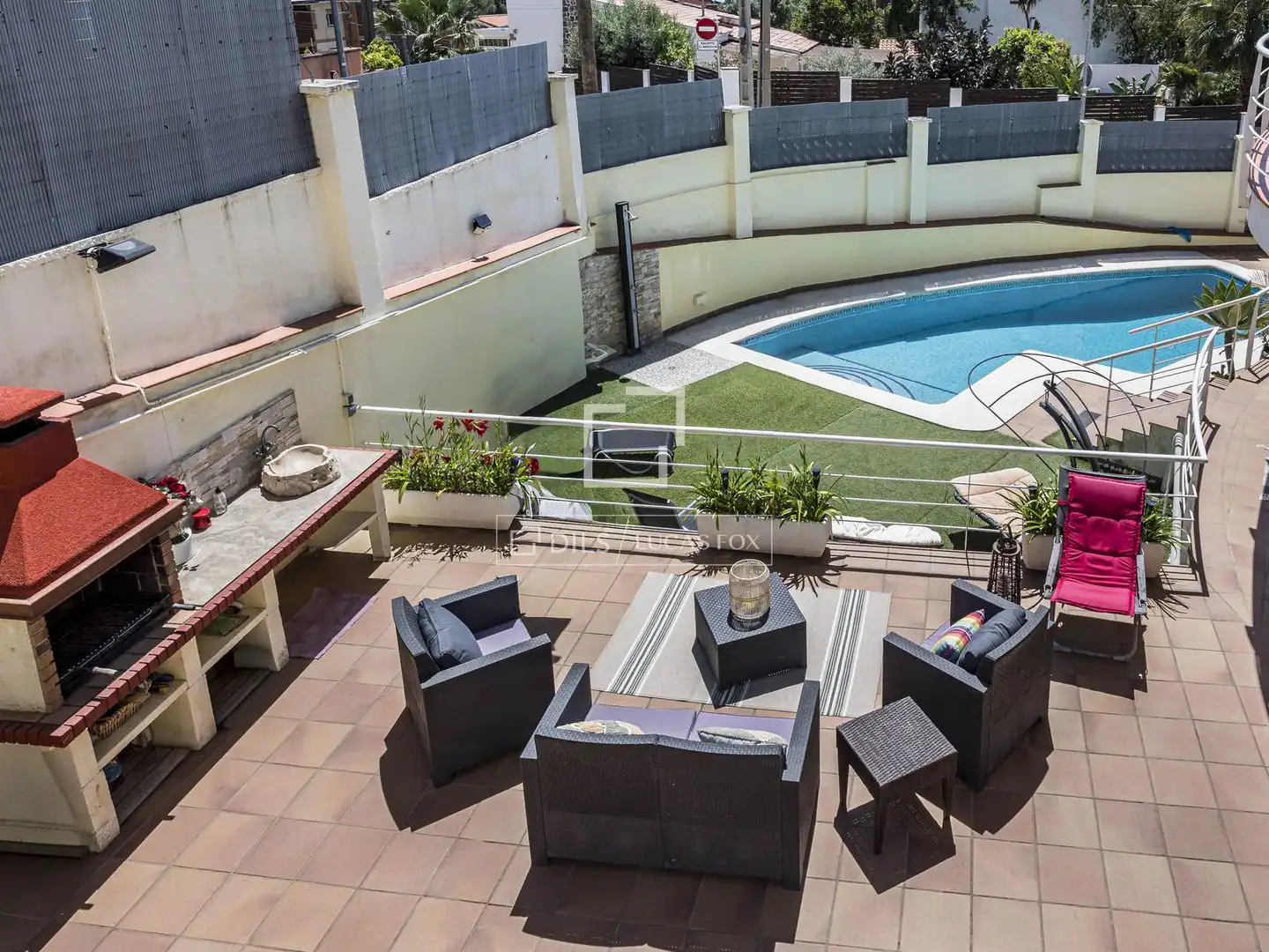 Terrassa de Casa o xalet en venda en Castelldefels amb Aire condicionat, Calefacció i Jardí privat