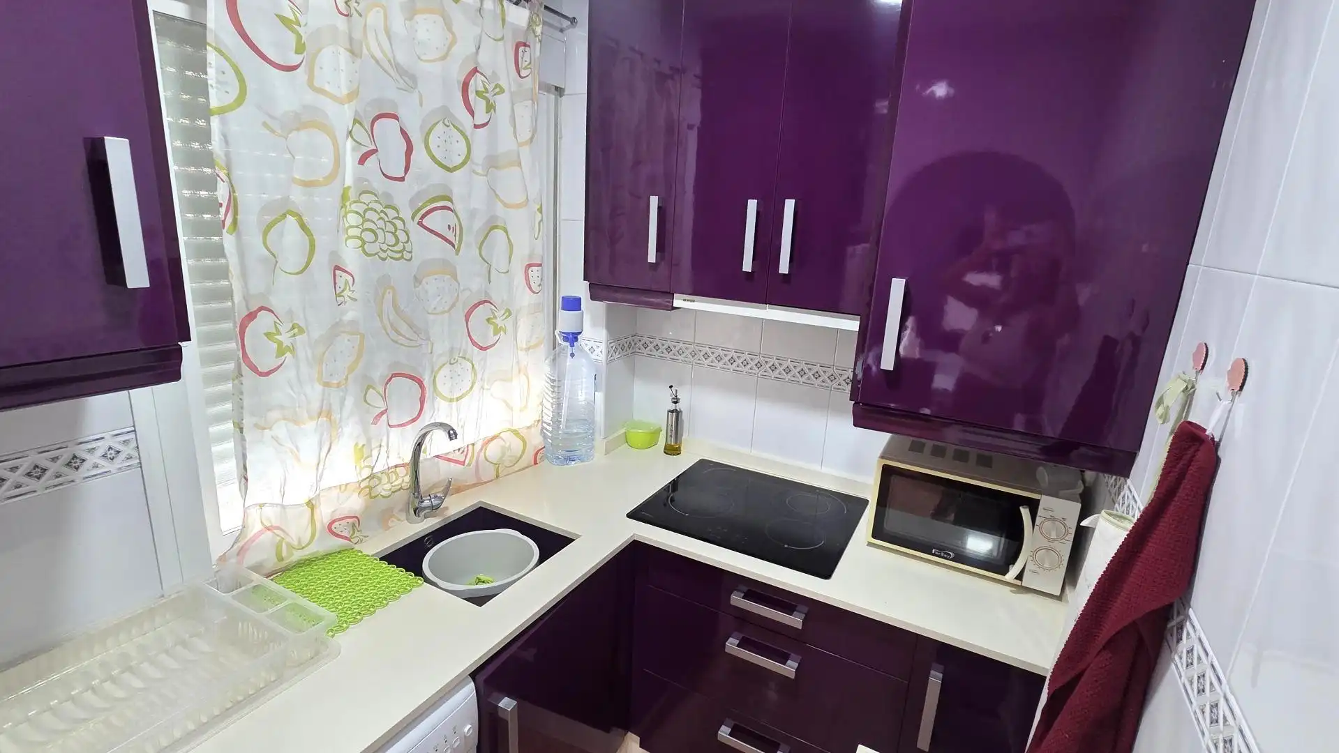 Kitchen of Apartments for sale in Garrucha  with Air Conditioner, Storage room and Furnished