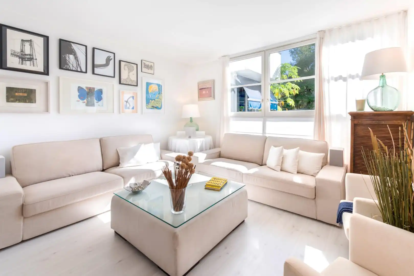 Sala d'estar de Pis en venda en  Palma de Mallorca amb Aire condicionat, Calefacció i Moblat