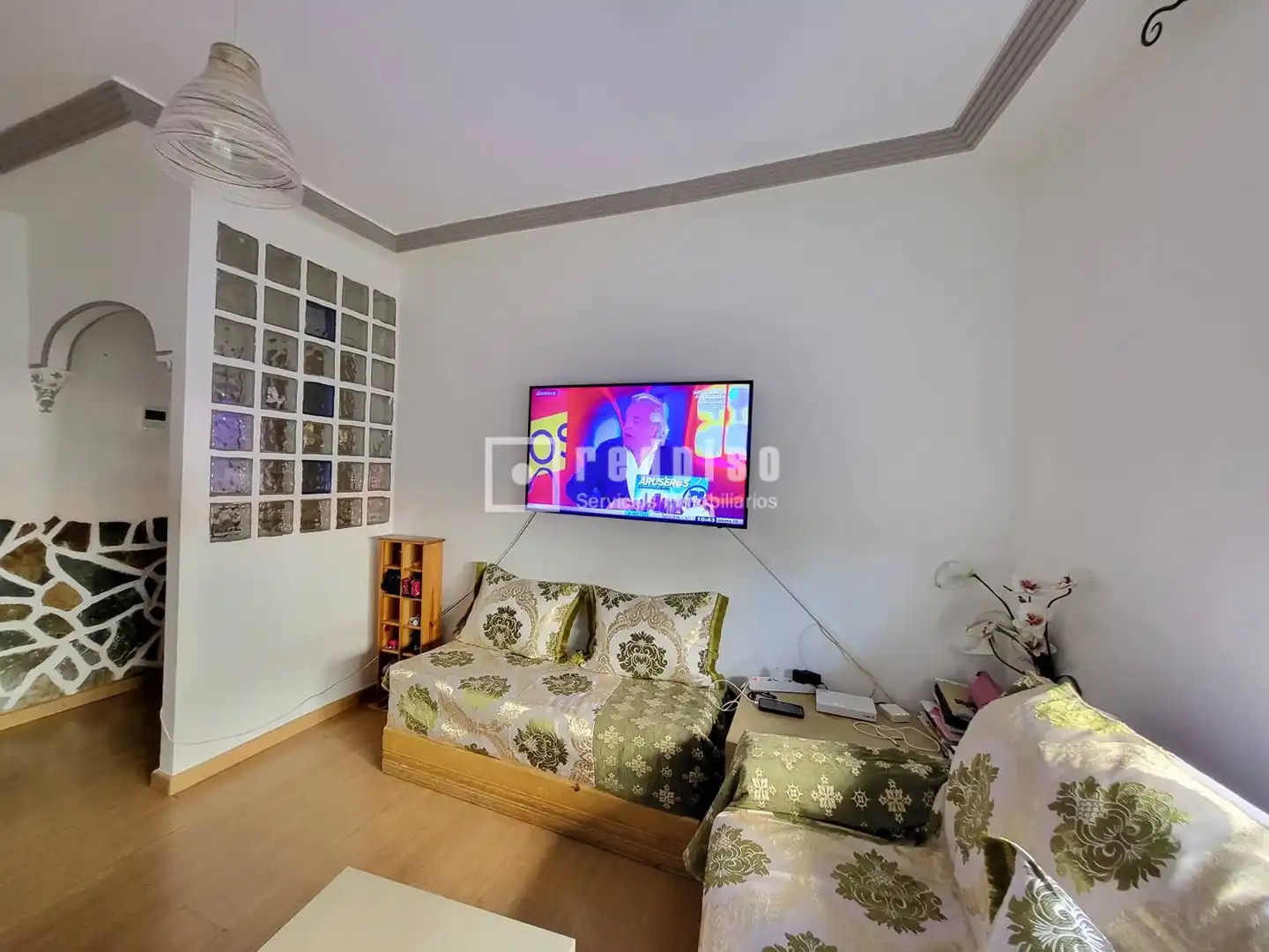 Sala de estar de Piso en venta en Valdemoro con Calefacción y Amueblado