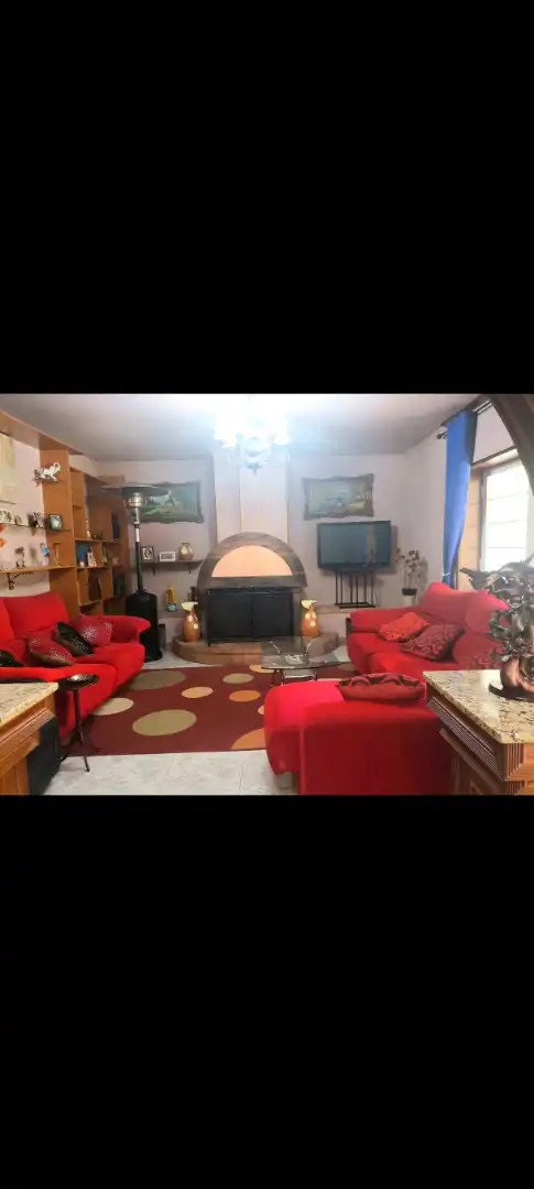 Living room of Houses for sale in Ames  with Heating, Private garden and Furnished