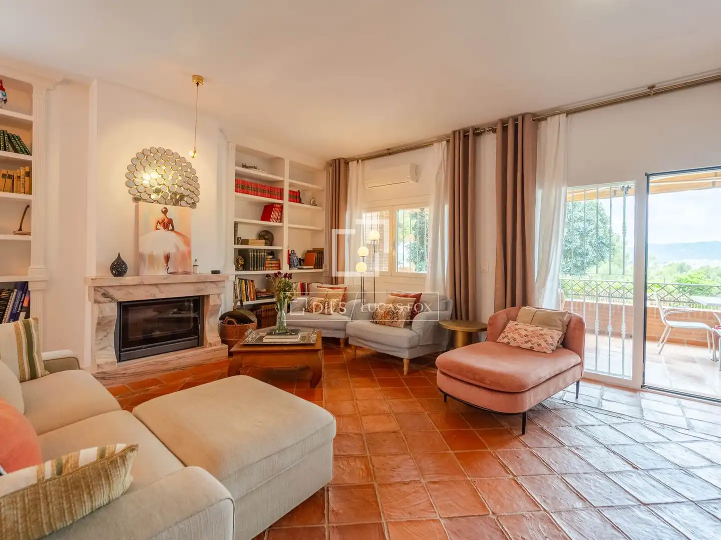 Living room of Houses for rent in L'Eliana  with Air Conditioner, Heating and Private garden