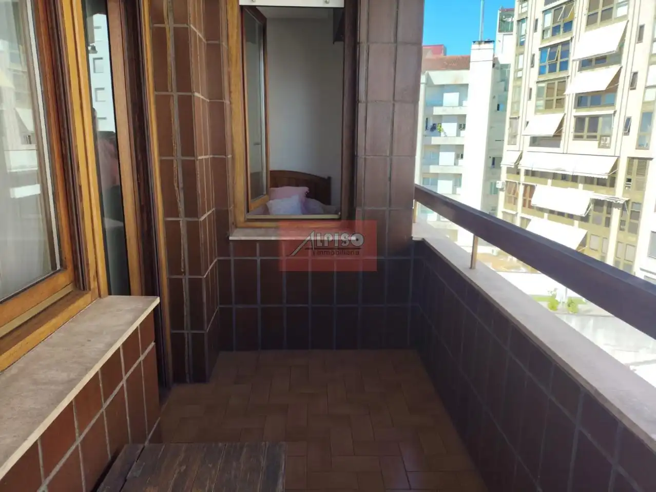 Balcony of Flat for rent in Ourense Capital   with Air Conditioner, Heating and Parquet flooring