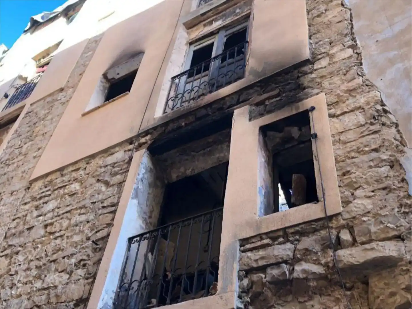 Vista exterior de Casa adosada en venda en Fraga