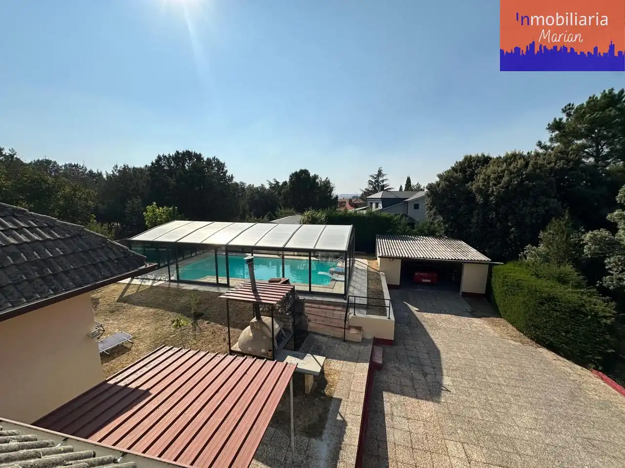 Piscina de Casa o chalet en venta en Aranda de Duero con Calefacción, Jardín privado y Piscina