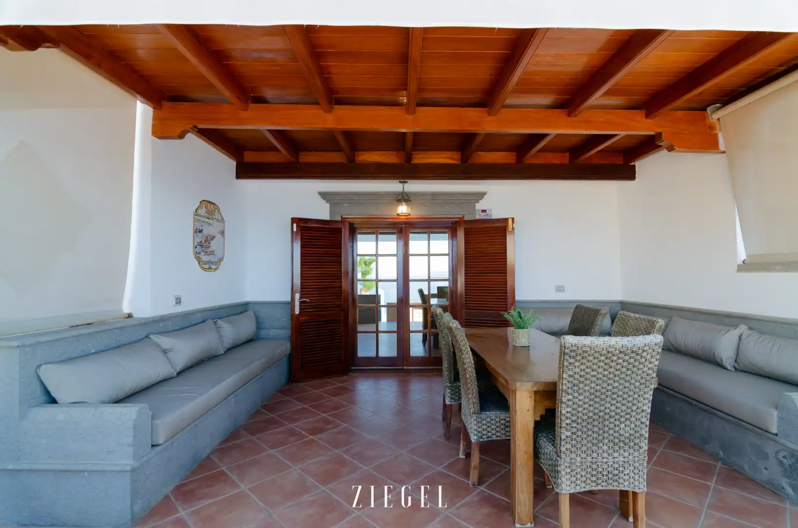 Living room of Houses for rent in Mogán  with Terrace, Swimming Pool and Furnished